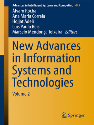 cover image of New Advances in Information Systems and Technologies